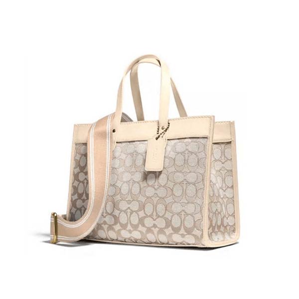 COACH Field Tote 30 經典緹花托特包